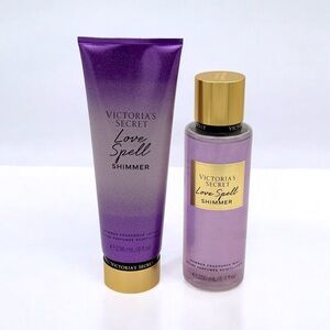Victoria’s Secret Love Spell Shimmer Lotion Gift Set NWT